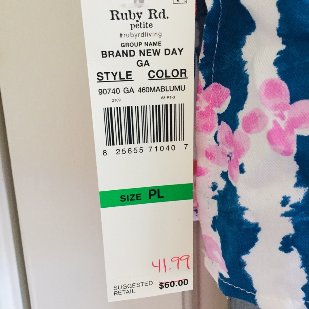 Ruby Rd Floral Blouse - Picture 9 of 9